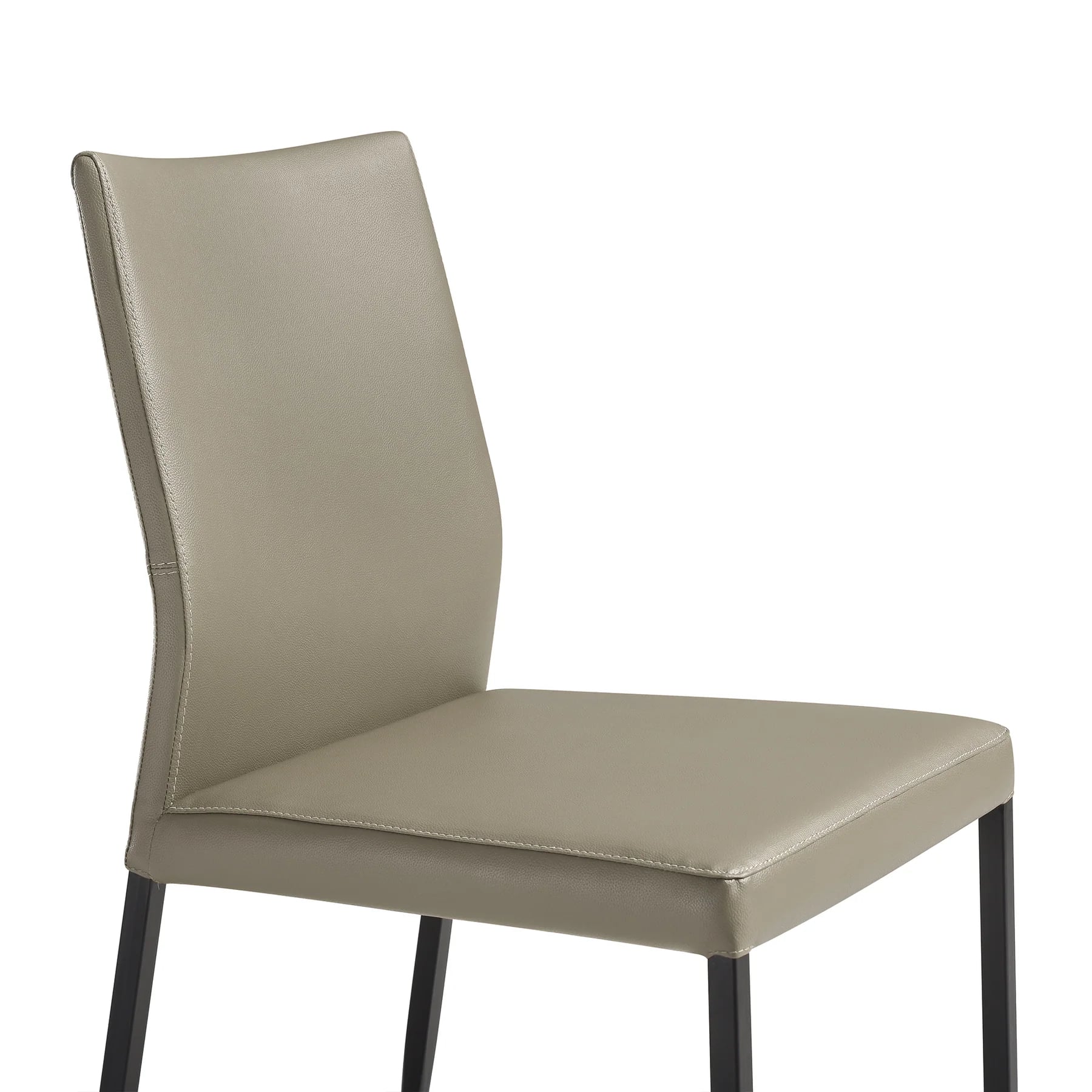Armen Living Kash Faux-Leather Dining Chair