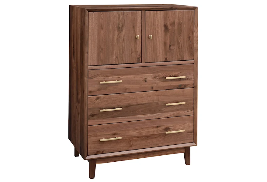 Palm Springs Chest with Doors by JF Hardwood Designs at Saugerties Furniture Mart