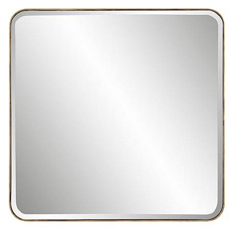 Hampshire Square Gold Mirror