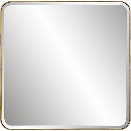 Hampshire Square Gold Mirror