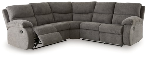 Contemporary 2-Piece Reclining Sectional
