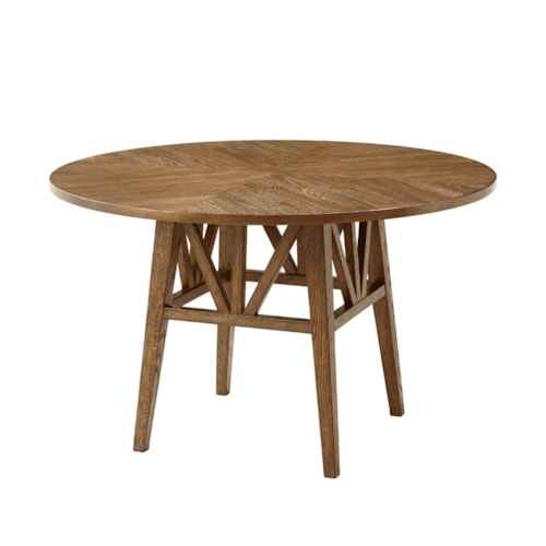 Transitional Round Dining Table