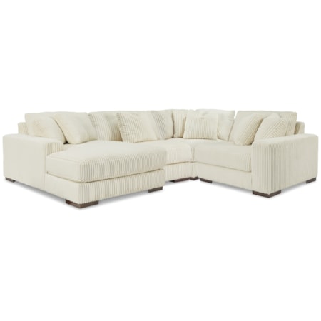 4-Piece Sectional With Chaise
