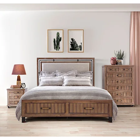 3-Piece Rustic Bedroom Set