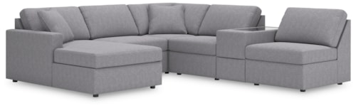 6-Piece Sectional With Chaise