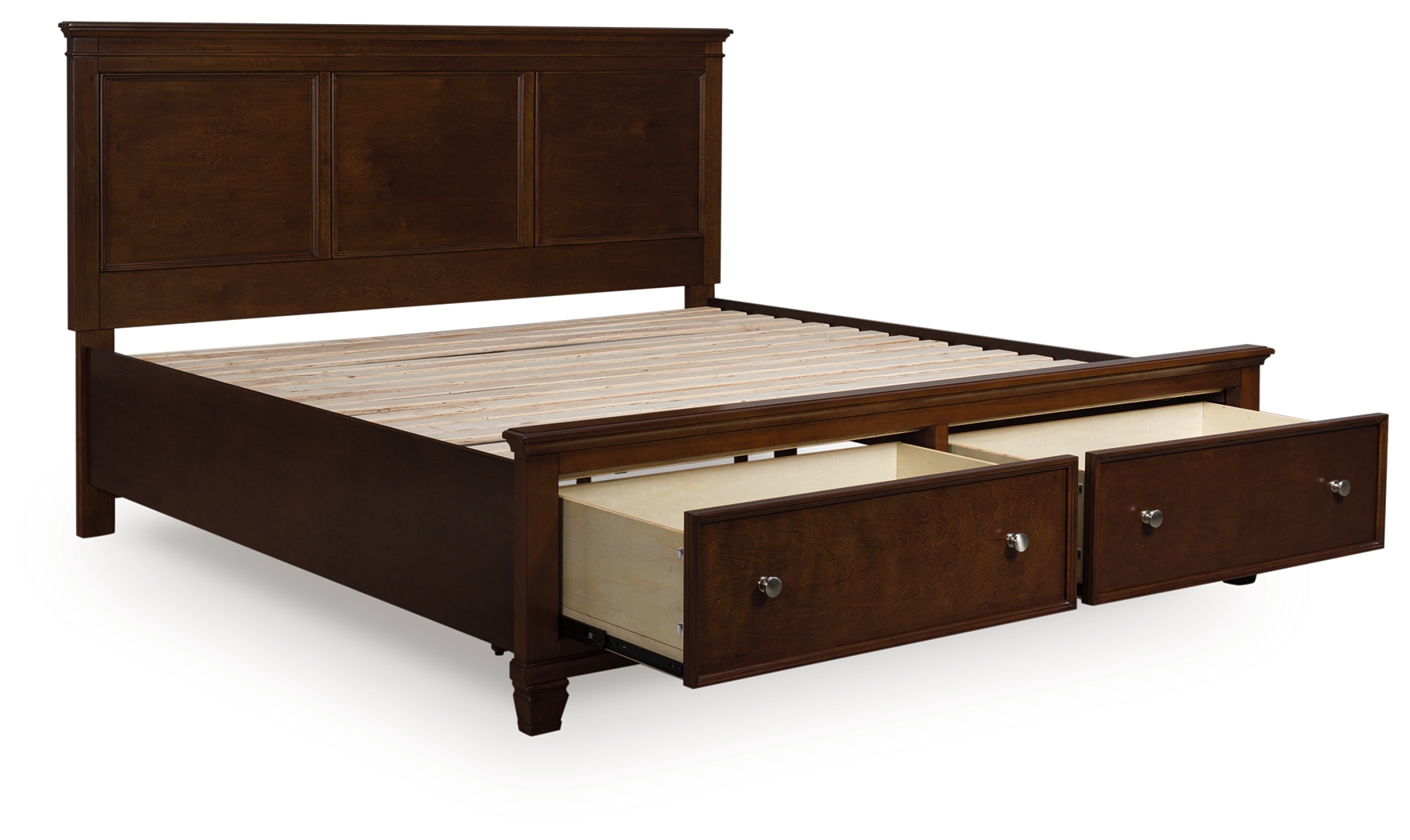 Queen Panel Storage Bed