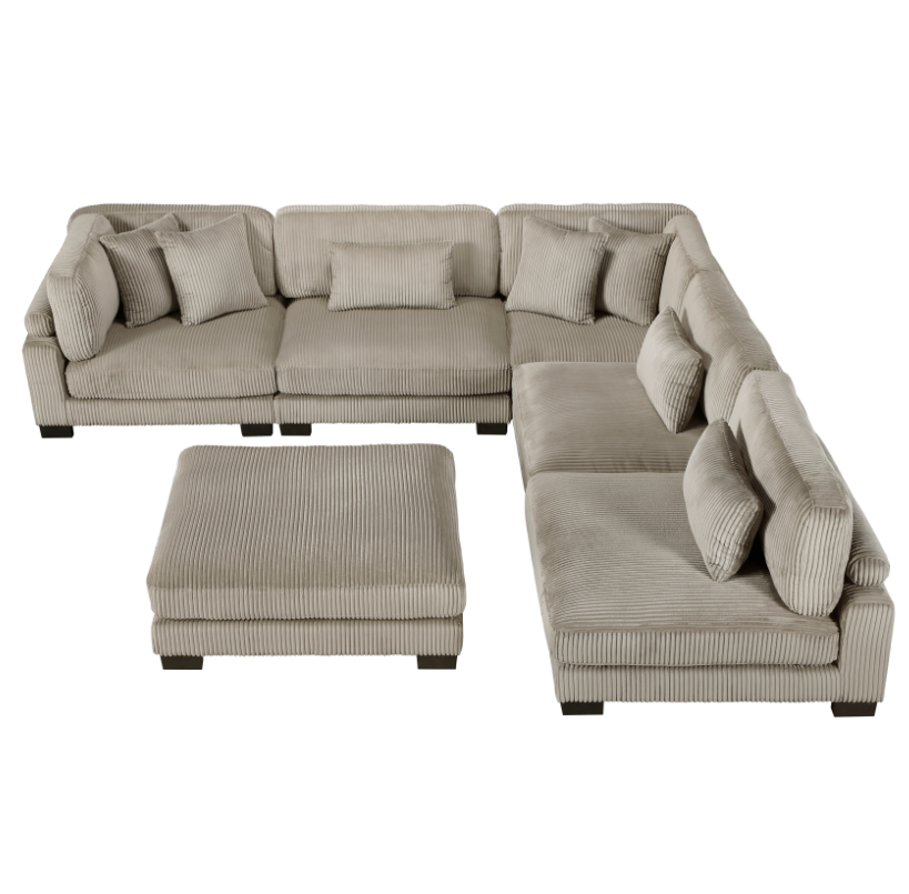Homelegance Traverse 6-Piece Sectional Sofa