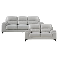 Contemporary 2-Piece Living Room Set