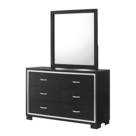 Dresser and Mirror