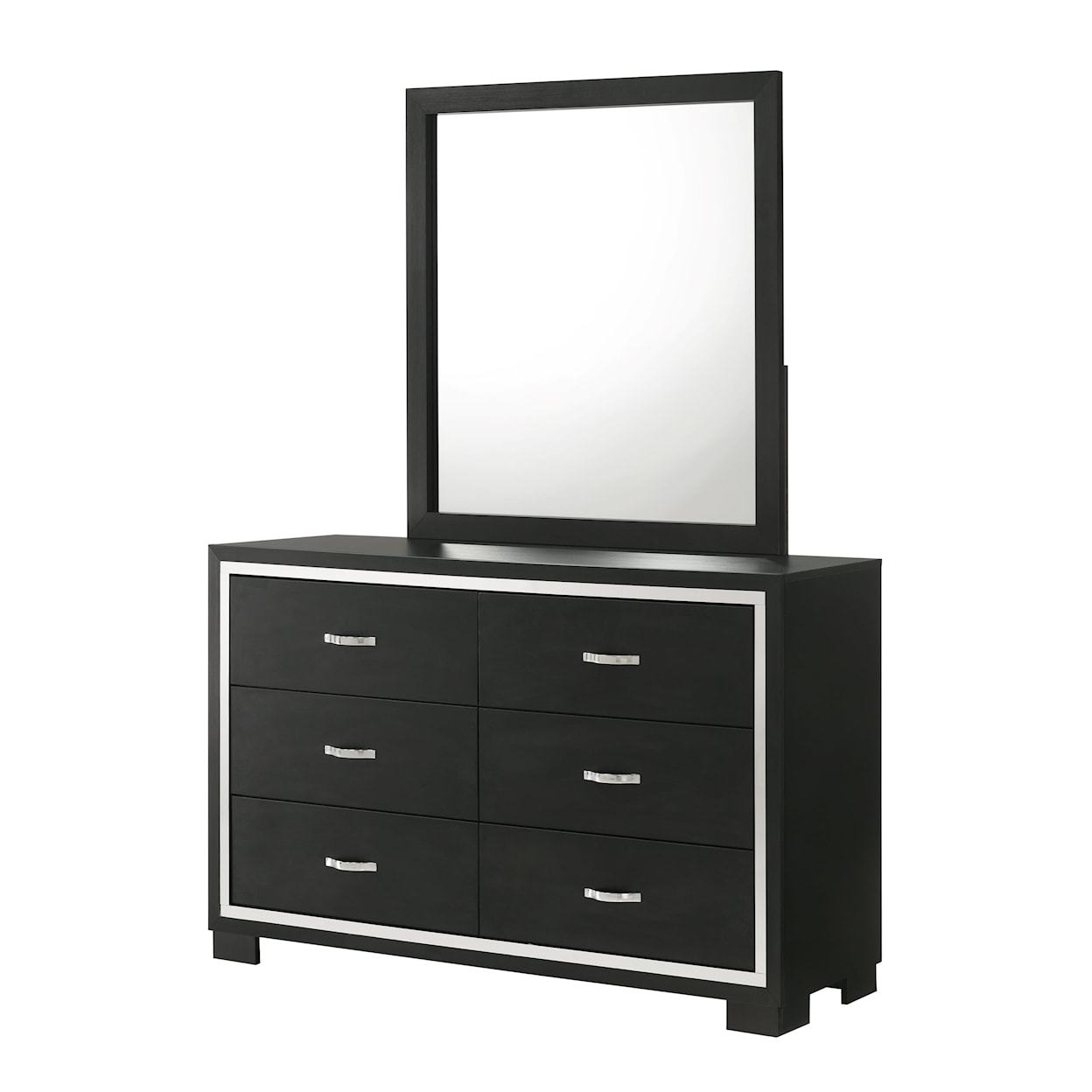 Crown Mark GENNRO Dresser and Mirror