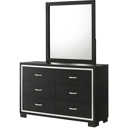 Dresser and Mirror