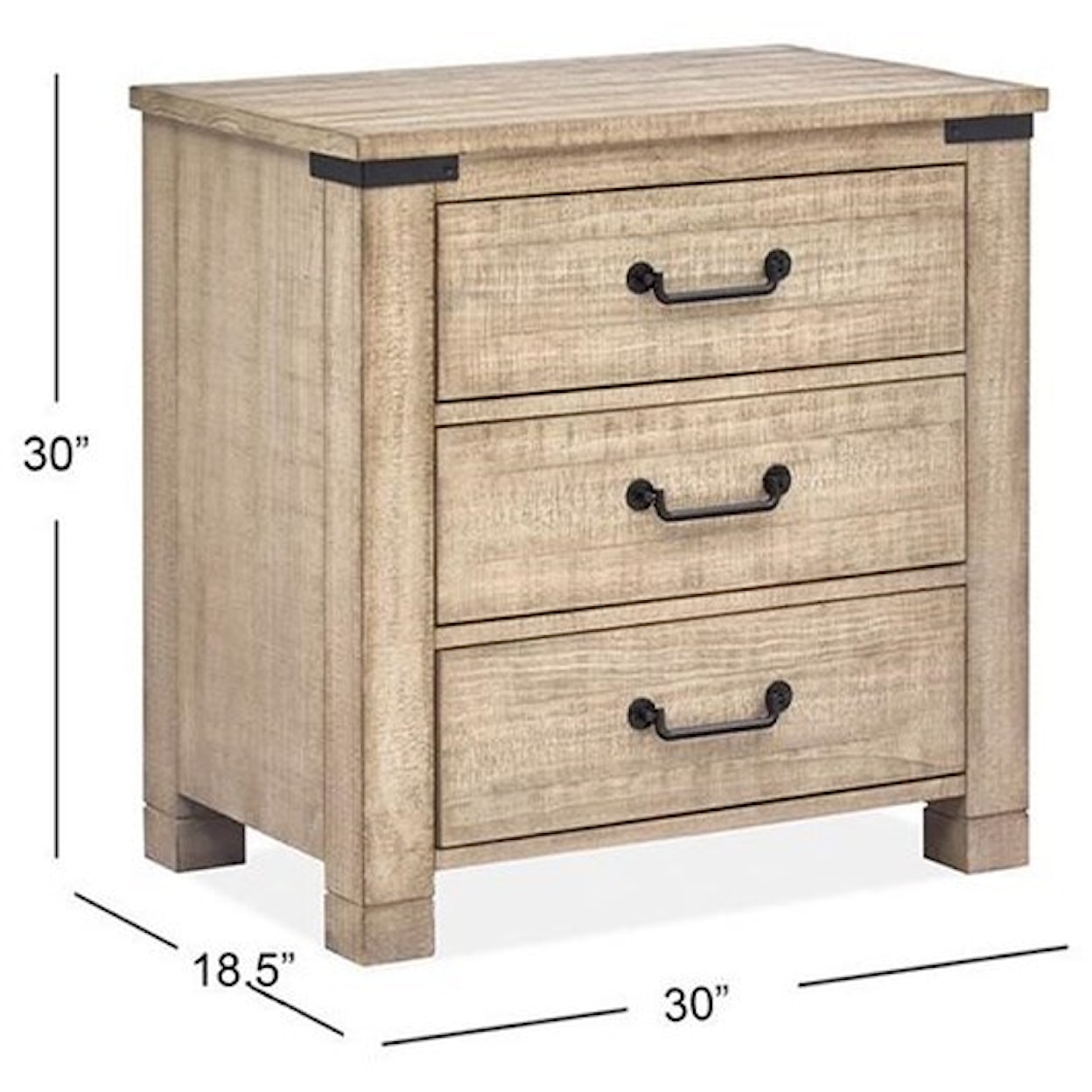 Magnussen Home Radcliffe Bedroom Nightstand