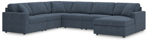 6-Piece Sectional With Chaise