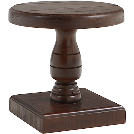 Round End Table