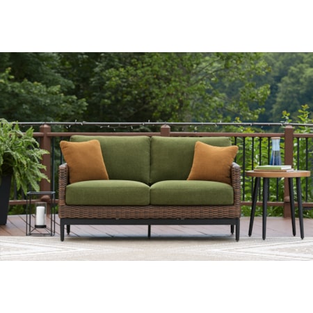 Outdoor Loveseat With Cushion