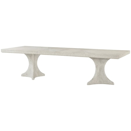 Double Pedestal Dining Table