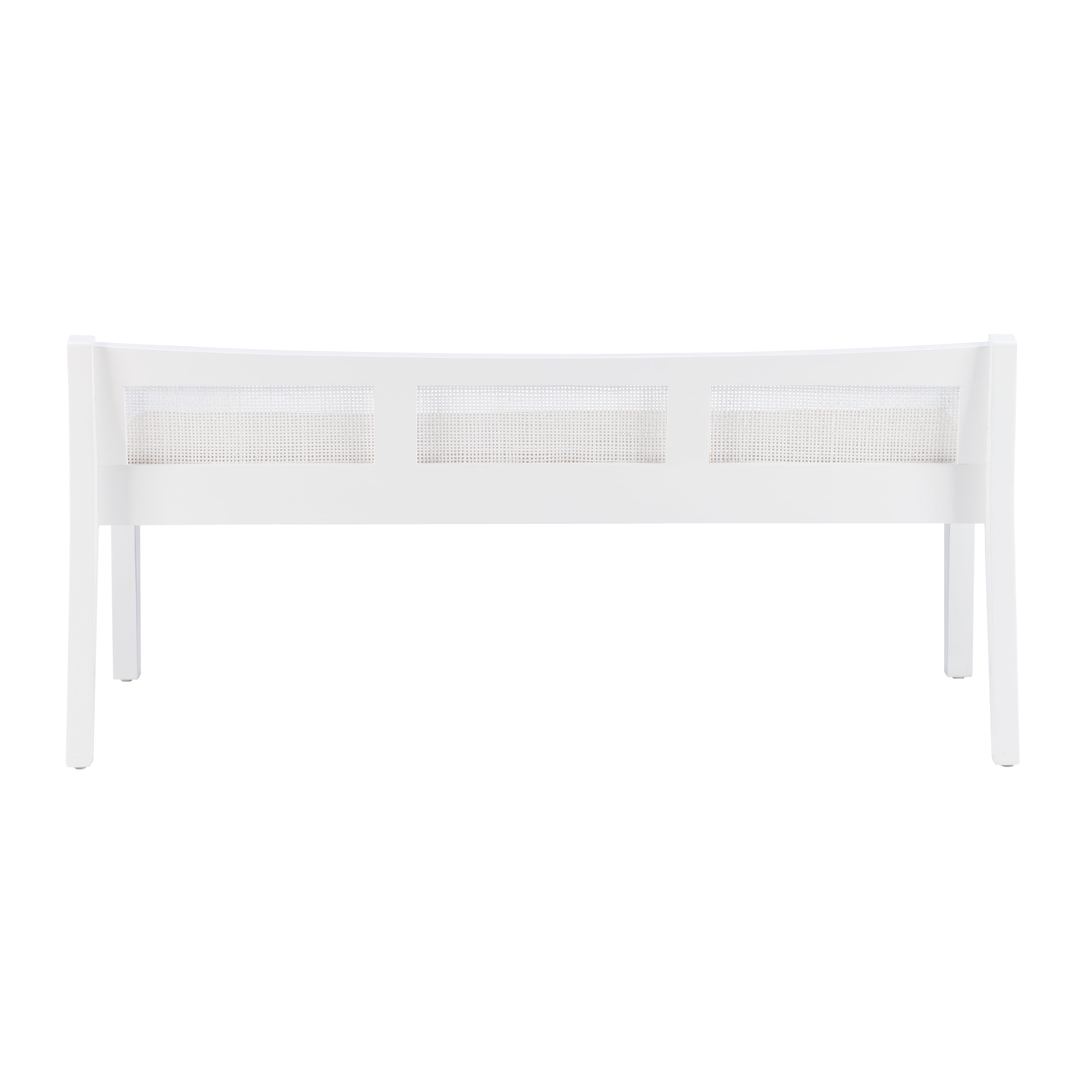 Upholstered Cane Bench