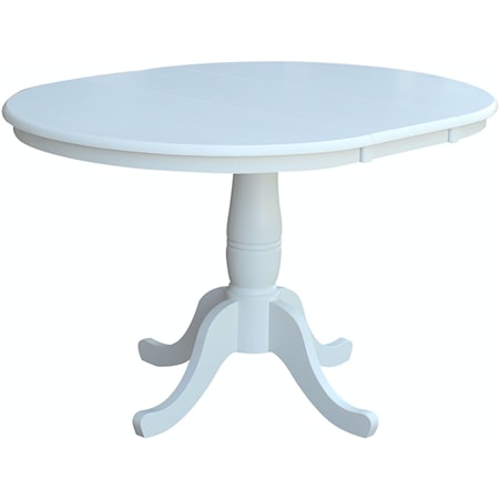 Round Table in Pure White