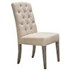 Diamond Sofa Furniture Napa 2-Pack Tufted Dining Side Chairs