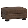 Bernhardt Bernhardt Living Foster Leather Ottoman