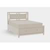 Mavin Atwood Group Atwood Queen Footboard Storage Gridwork Bed