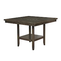 Counter Height Dining Table with Lazy Susan