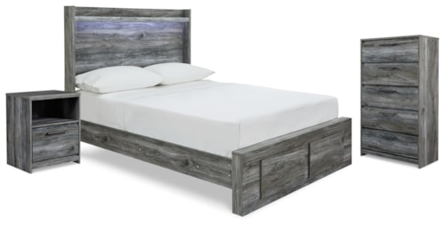 Full Storage Bed, Chest And Nightstand