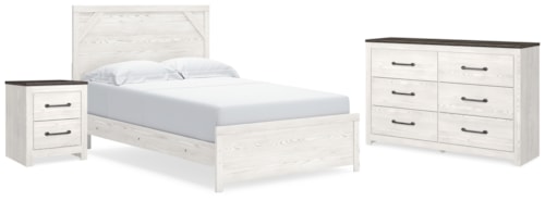 Queen Panel Bed, Dresser And Nightstand