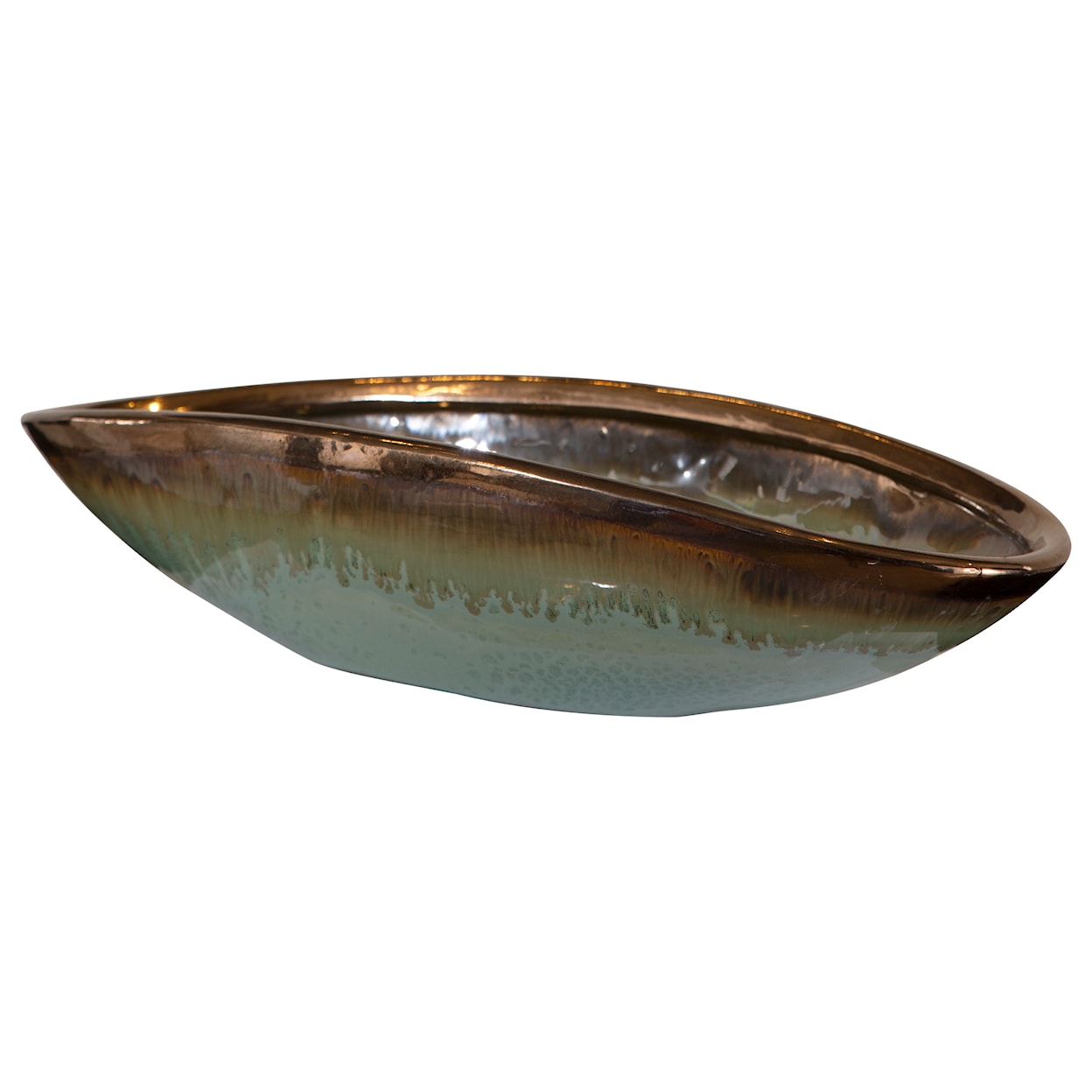 Uttermost Iroquois Iroquois Green Glaze Bowl