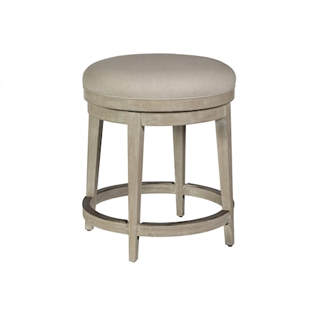 Cecile Backless Swivel Counter Stool