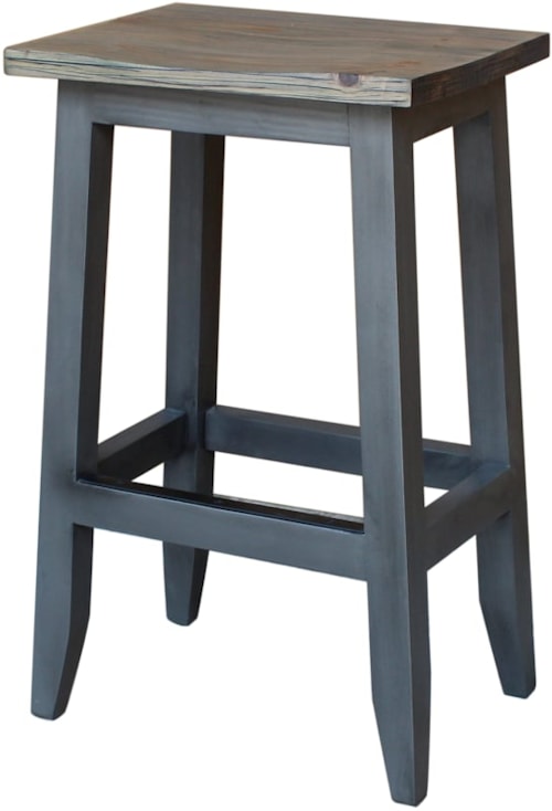 Rustic 24" Counter Height Dining Stool