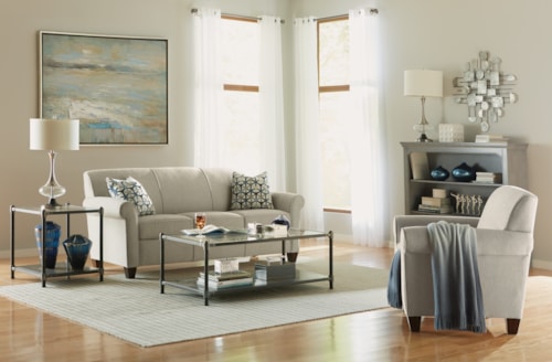 Transitional 2-Piece Living Room Set