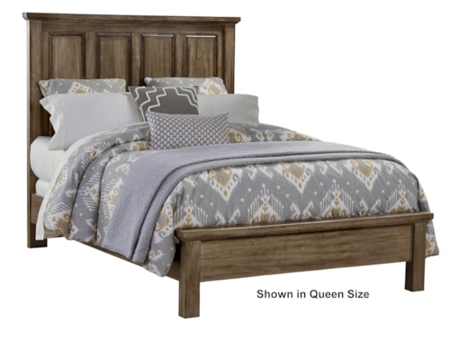 Rustic Farmhouse California King Mansion Bed