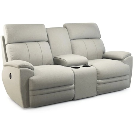 Customizable Dual Reclining Console Loveseat with No Gap Footrest