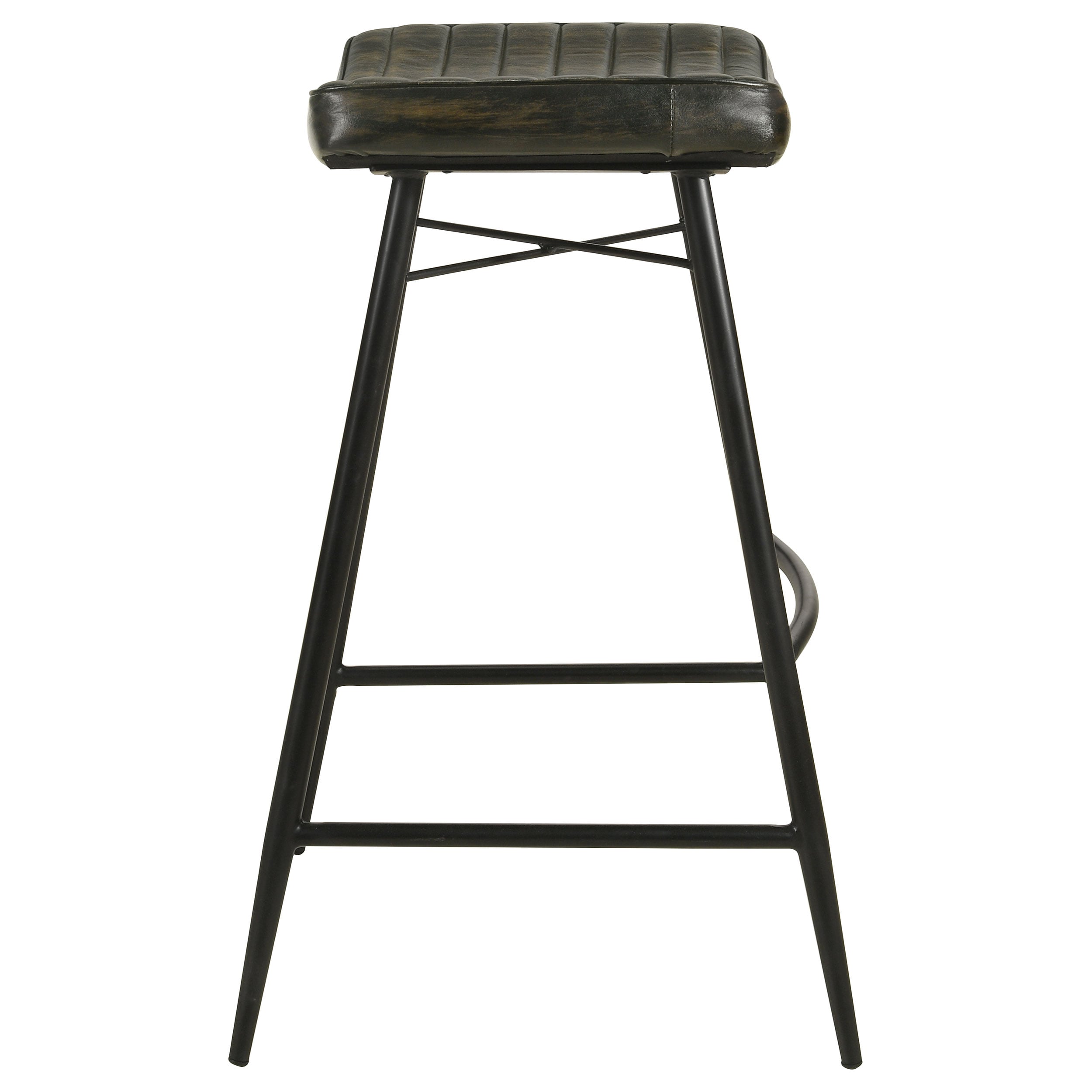 Bayu Leather Bar Stool