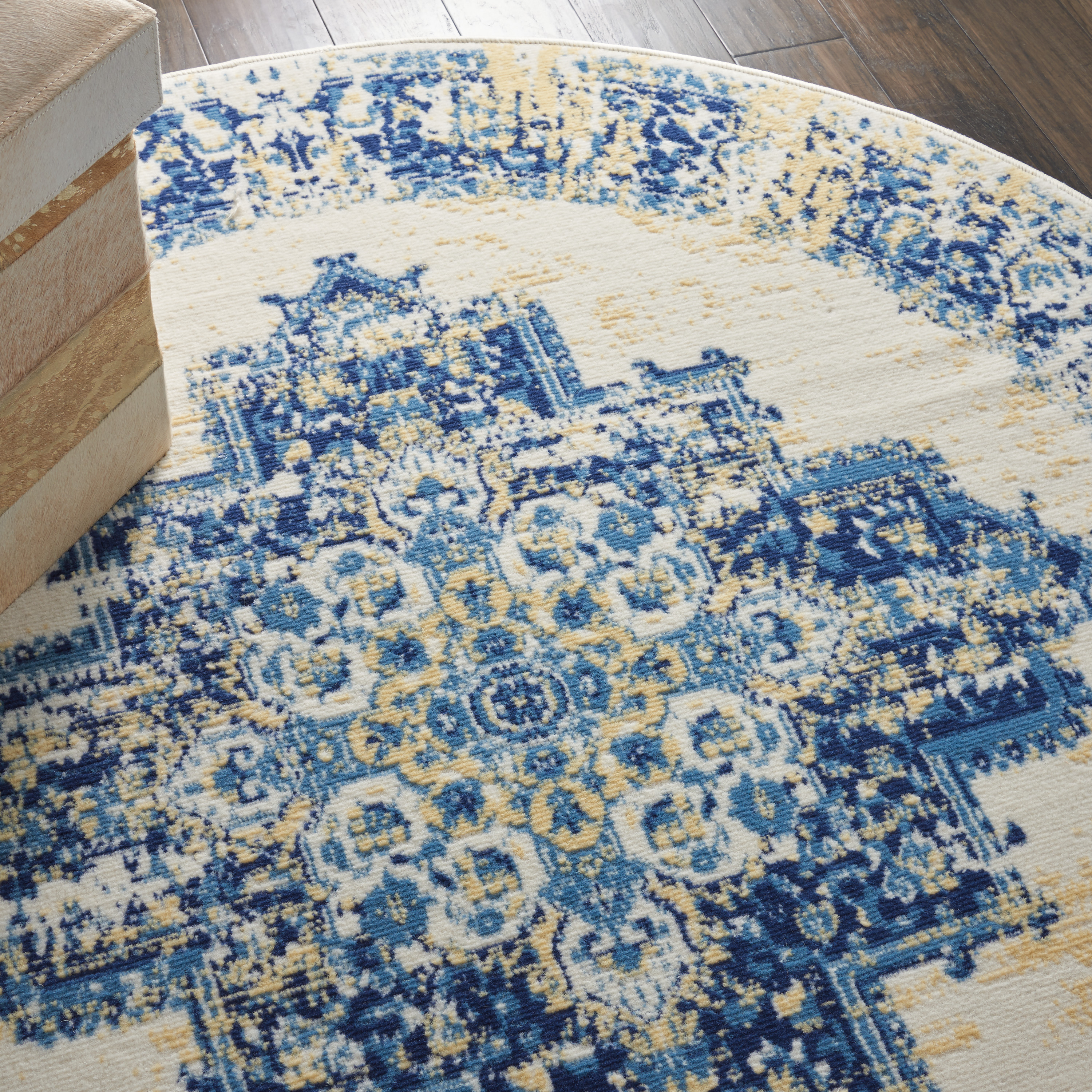 5'3" Round  Rug