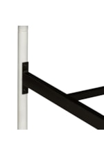 Liberty Furniture Vintage Series Queen Metal Bed with Turned Spindles