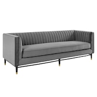 Channel Velvet Sofa