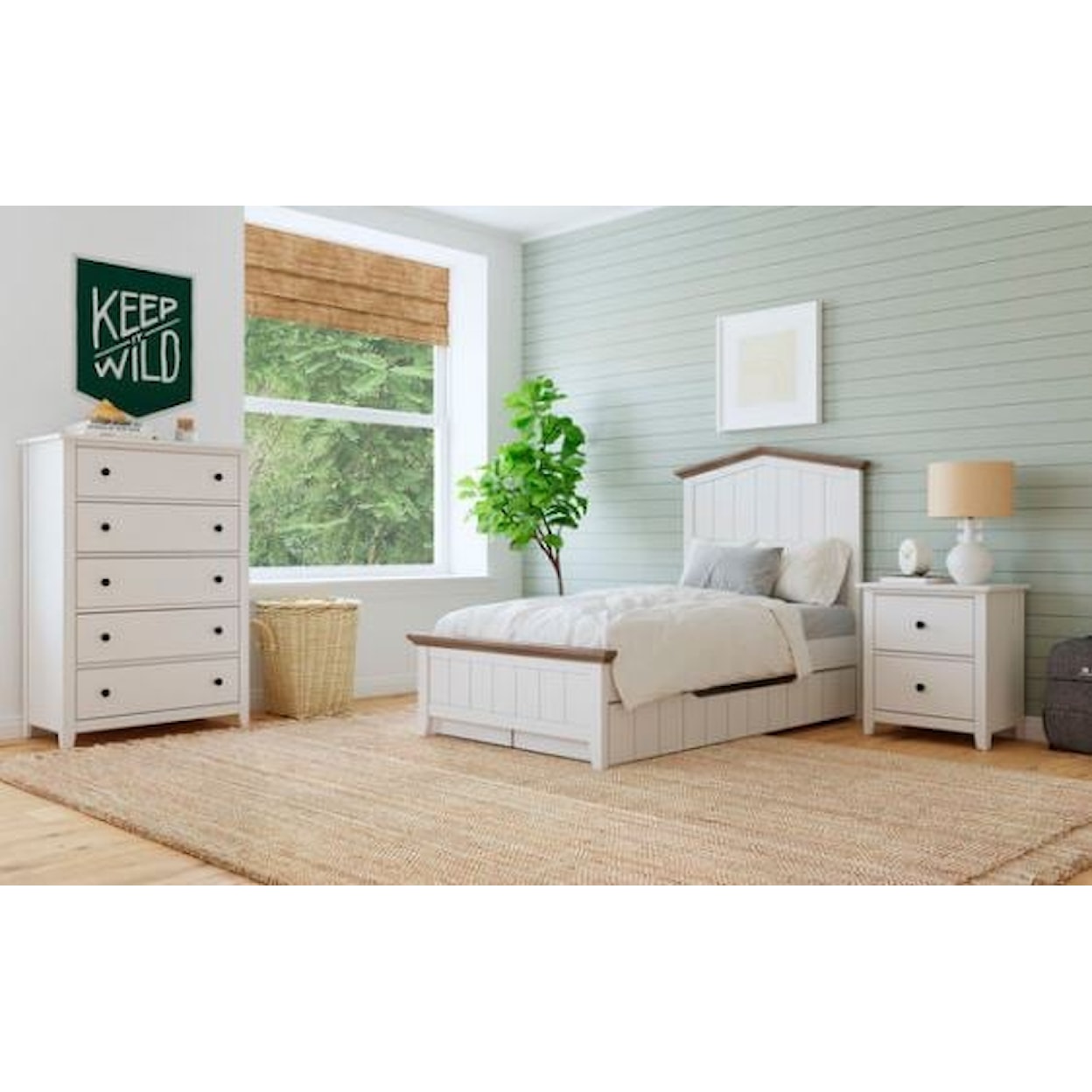 Westwood Design Lodge Series Complete Twin Bed - KIT