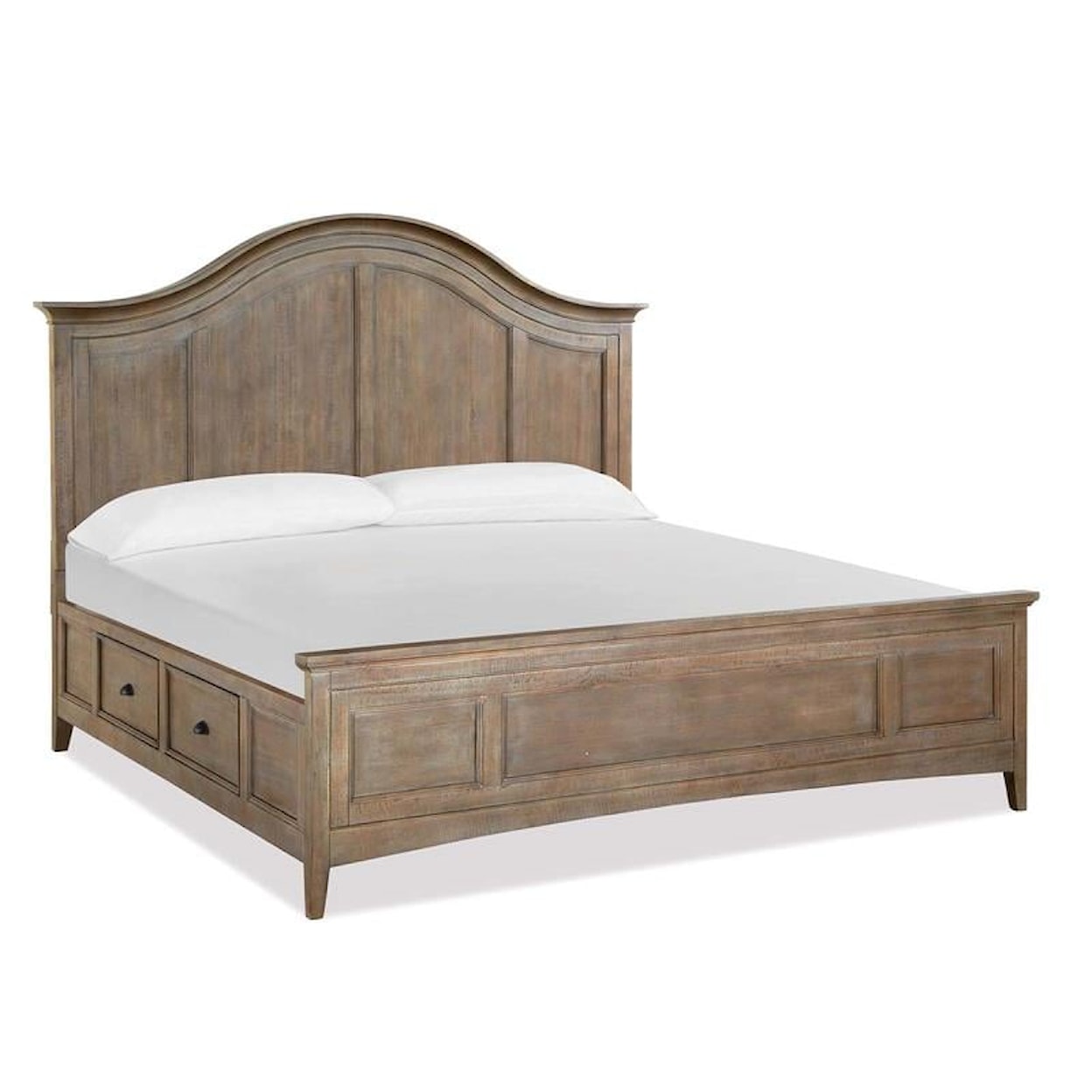 Magnussen Home Paxton Place Bedroom Queen Arched Storage Bed 