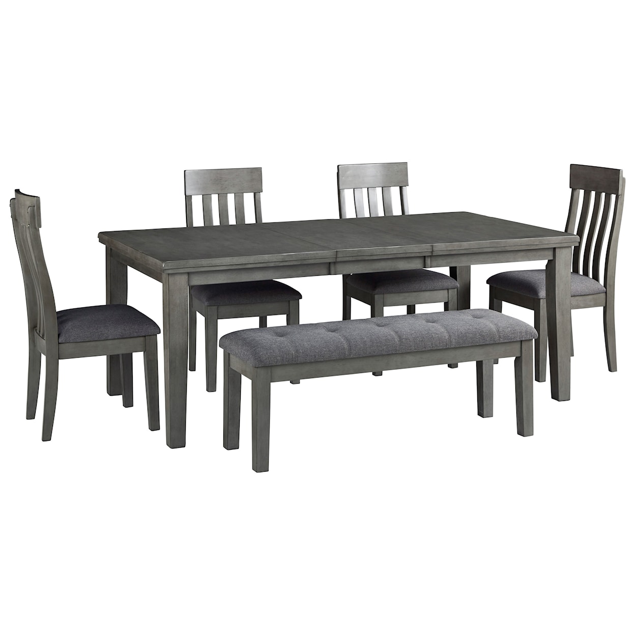 Signature Design Hallanden Table & Chair Set with Bench