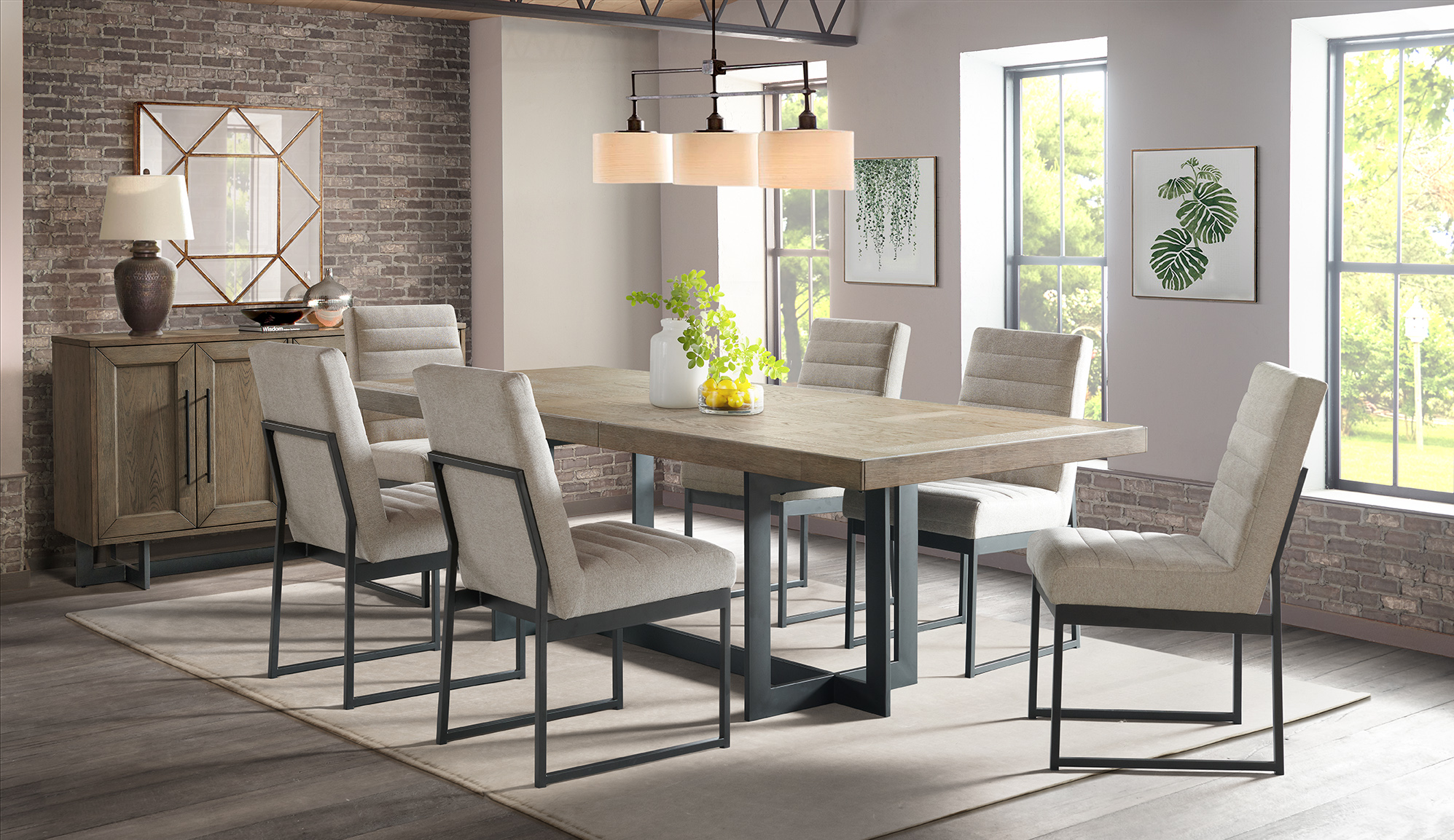 eden 7 piece dining set