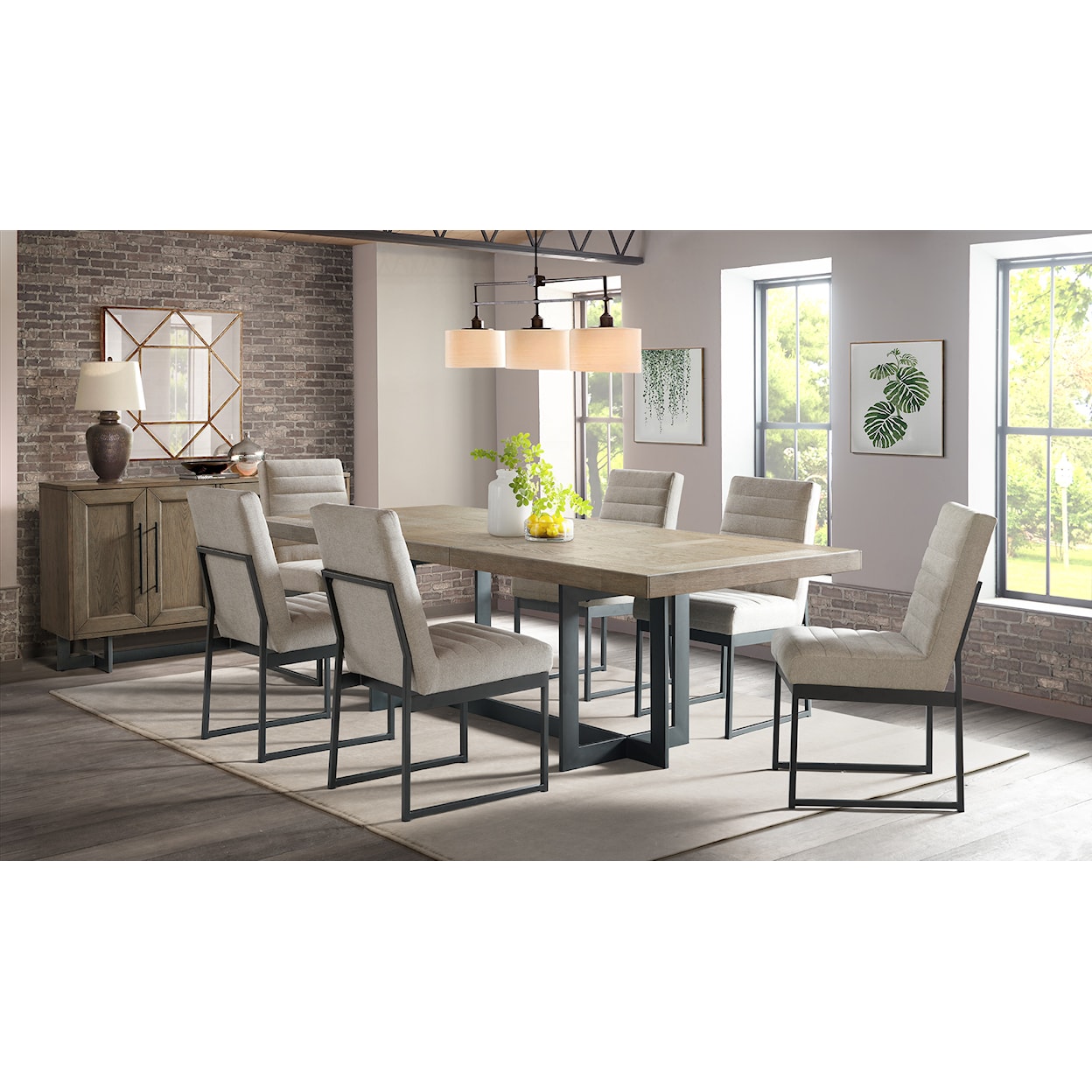 VFM Signature Eden 7-Piece Table and Chair Set