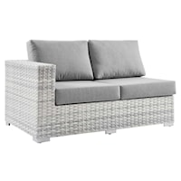 Outdoor Patio Left-Arm Loveseat