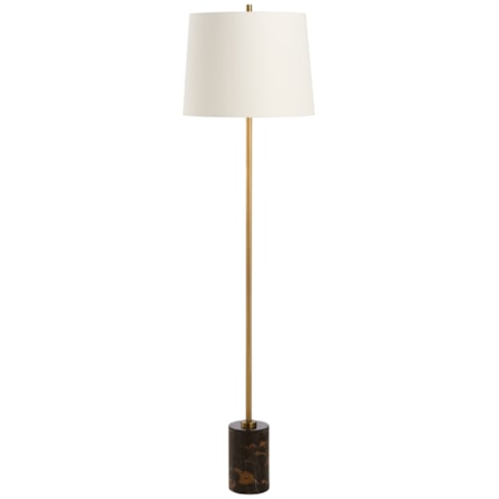 Lambeth Floor Lamp - Brown Marble