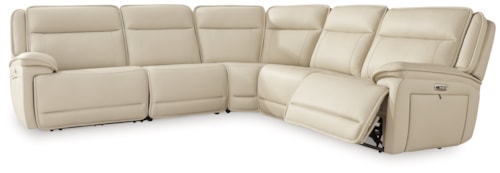 Contemporary 5-Piece Power Reclining Sectional