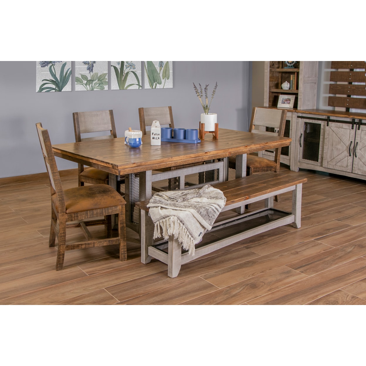 International Furniture Direct Pueblo Dining Table