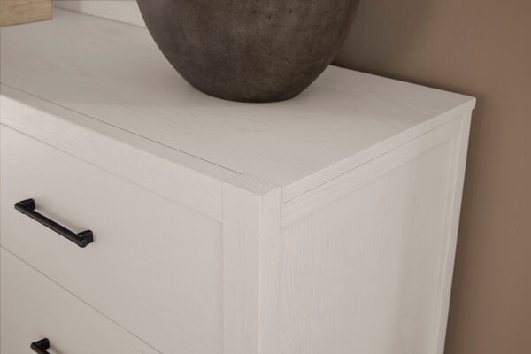 Vaughan-Bassett Lodge & Loft 6-Drawer Dresser with Landscape Mirror