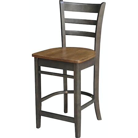 Emily Chair in Hickory / Coal