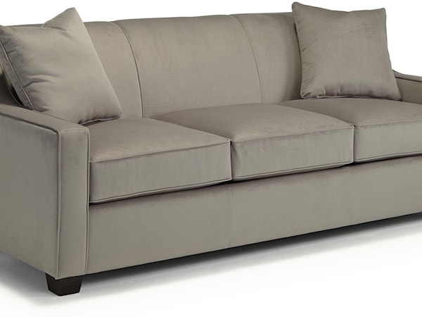 Queen Memory Foam Stationary Sofa Sleeper